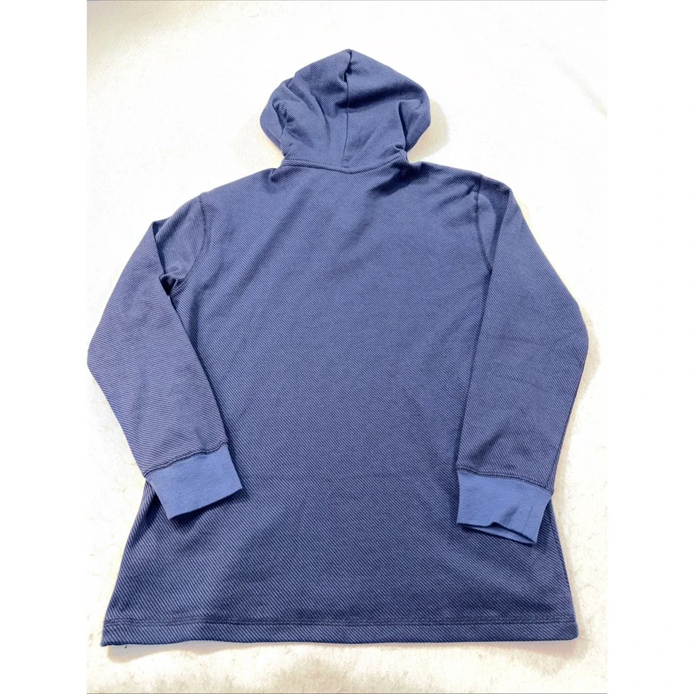 Old Navy ‎ Boys Pullover Button Henley Contrast Sweater Hoody Blue XL 14-16 NWT